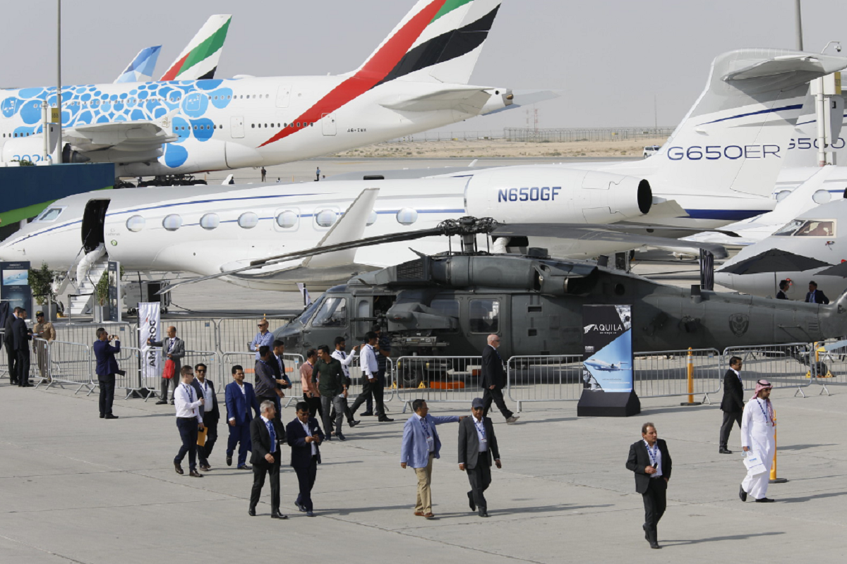 Dubai airshow delegates