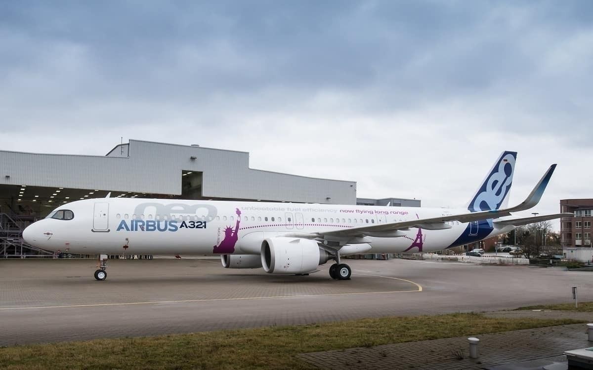 Airbus A321neo on apron