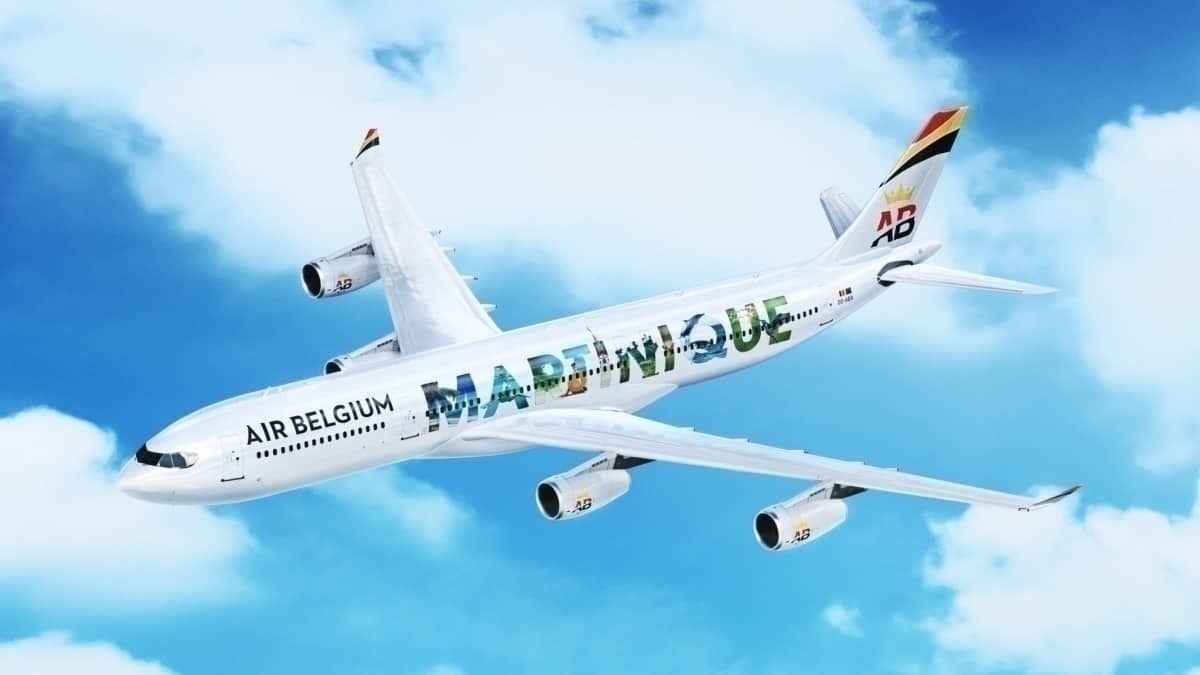 Air Belgium presenta la decoración especial del A340 y es impresionante