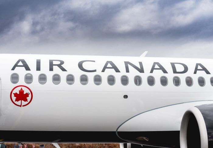 Air Canada A220 Exterior