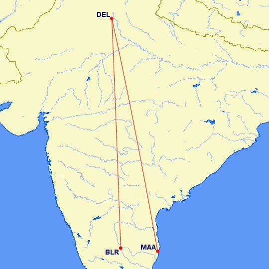 Air india 747 routes