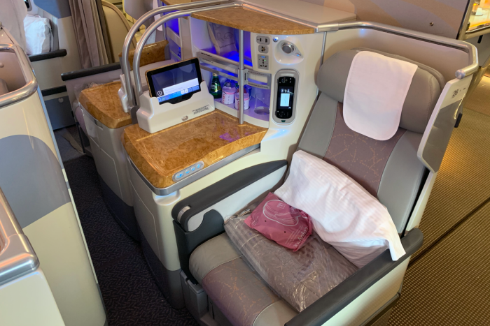 Emirates, Business Class, Airbus A380