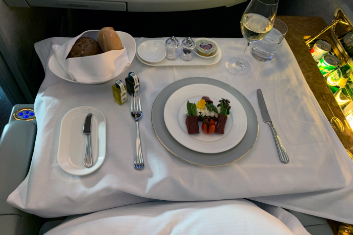 Emirates, First Class, Food