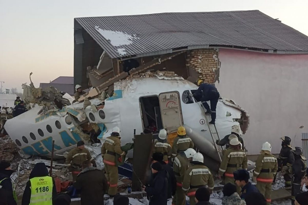 Kazakhstan, Plane Crash, Fokker 100, Bek Air