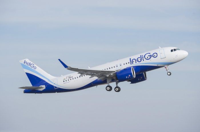 IndiGo A320neo takeoff Airbus