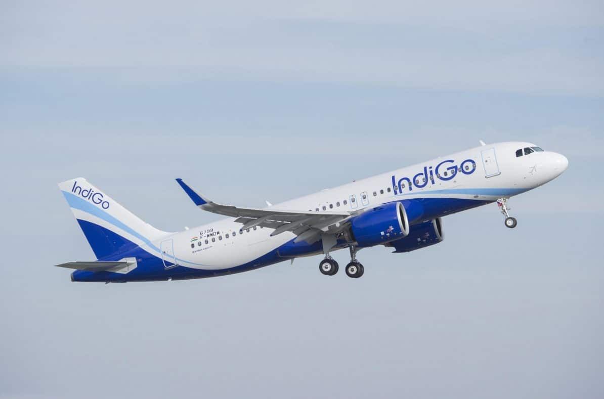 IndiGo takeoff Airbus