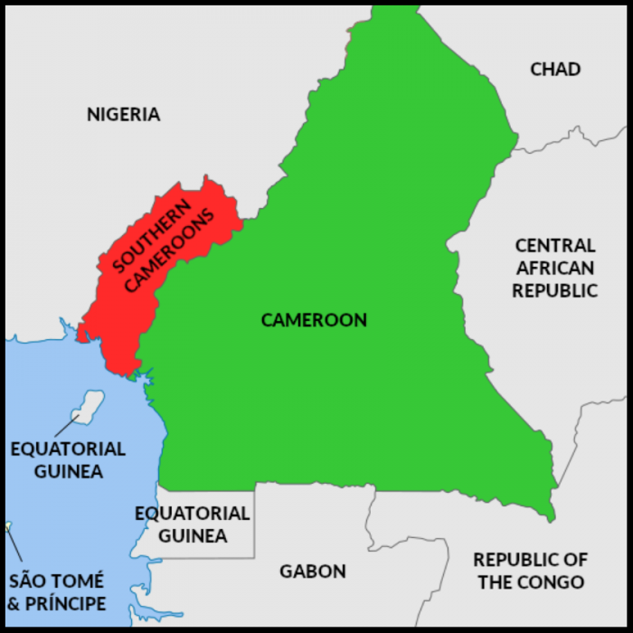 Map of Ambazonia