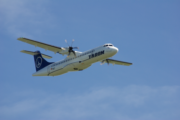 An ATR 72-500 of the romanian airlines
