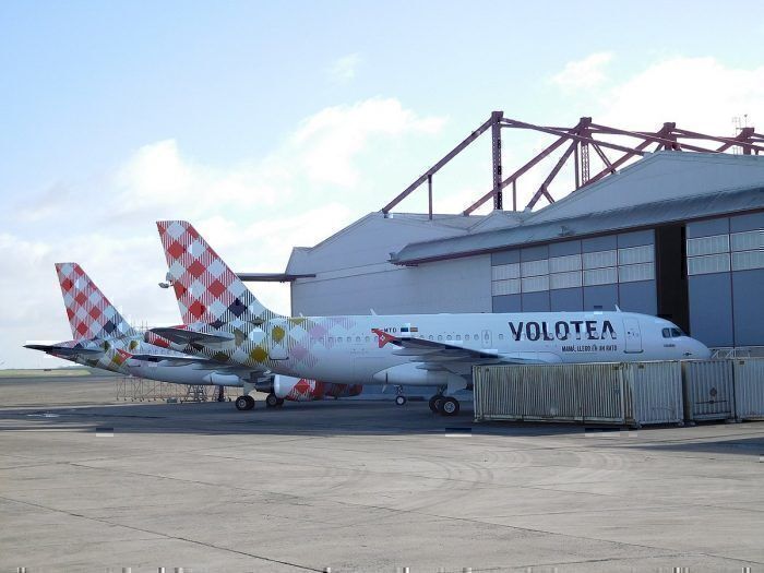 Two Airbus A319 Aircraft in Volotea Livery 