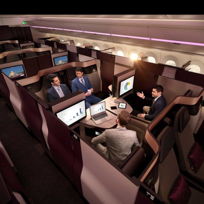 Qatar Airways Qsuite Quad