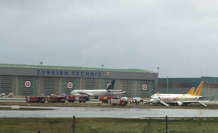 Pegasus, Boeing 737, Runway excursion, Istanbul