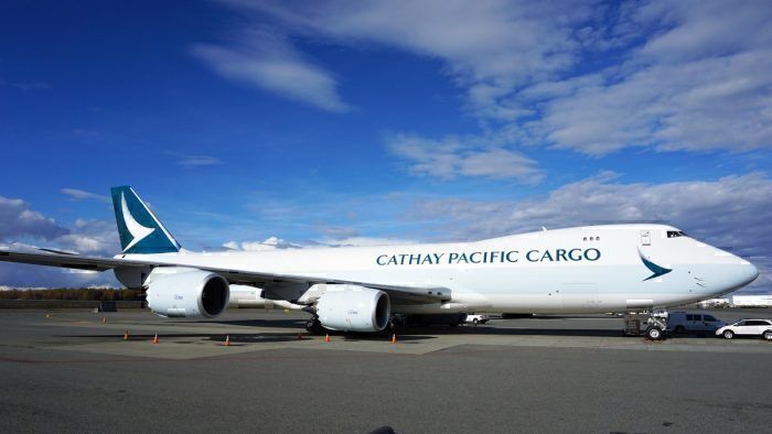 Cathay cargo plane