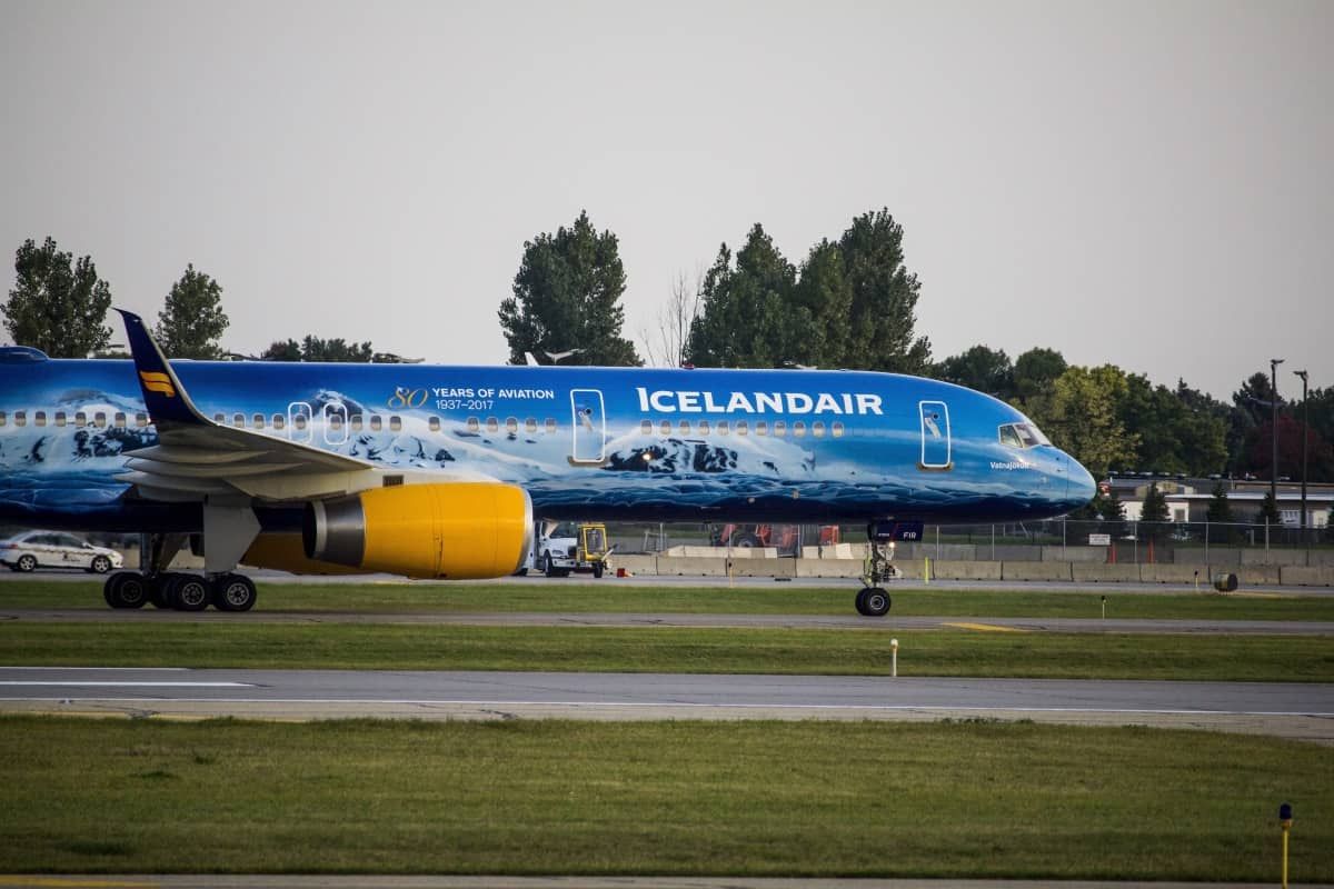 Icelandair Boeing 757 80 Years Livery