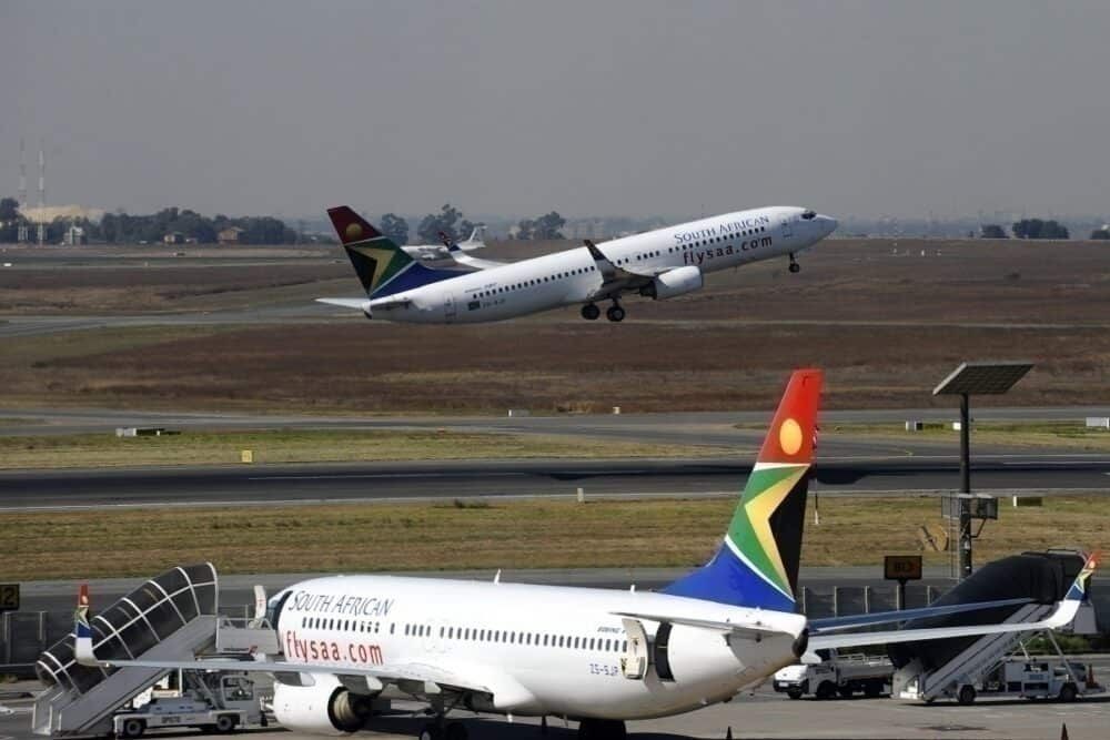 South African Airways at airport