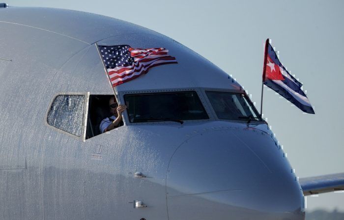 american airlines first cuba flight getty images