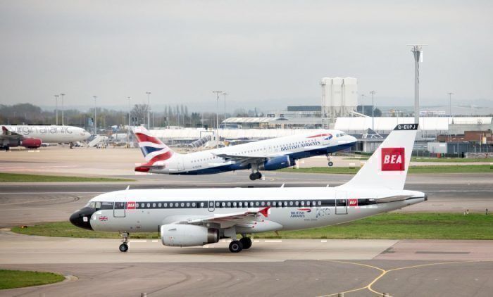 London Heathrow, Flight Disruption, RAF