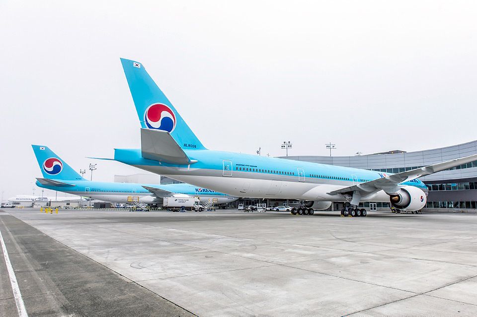 Korean Air planes