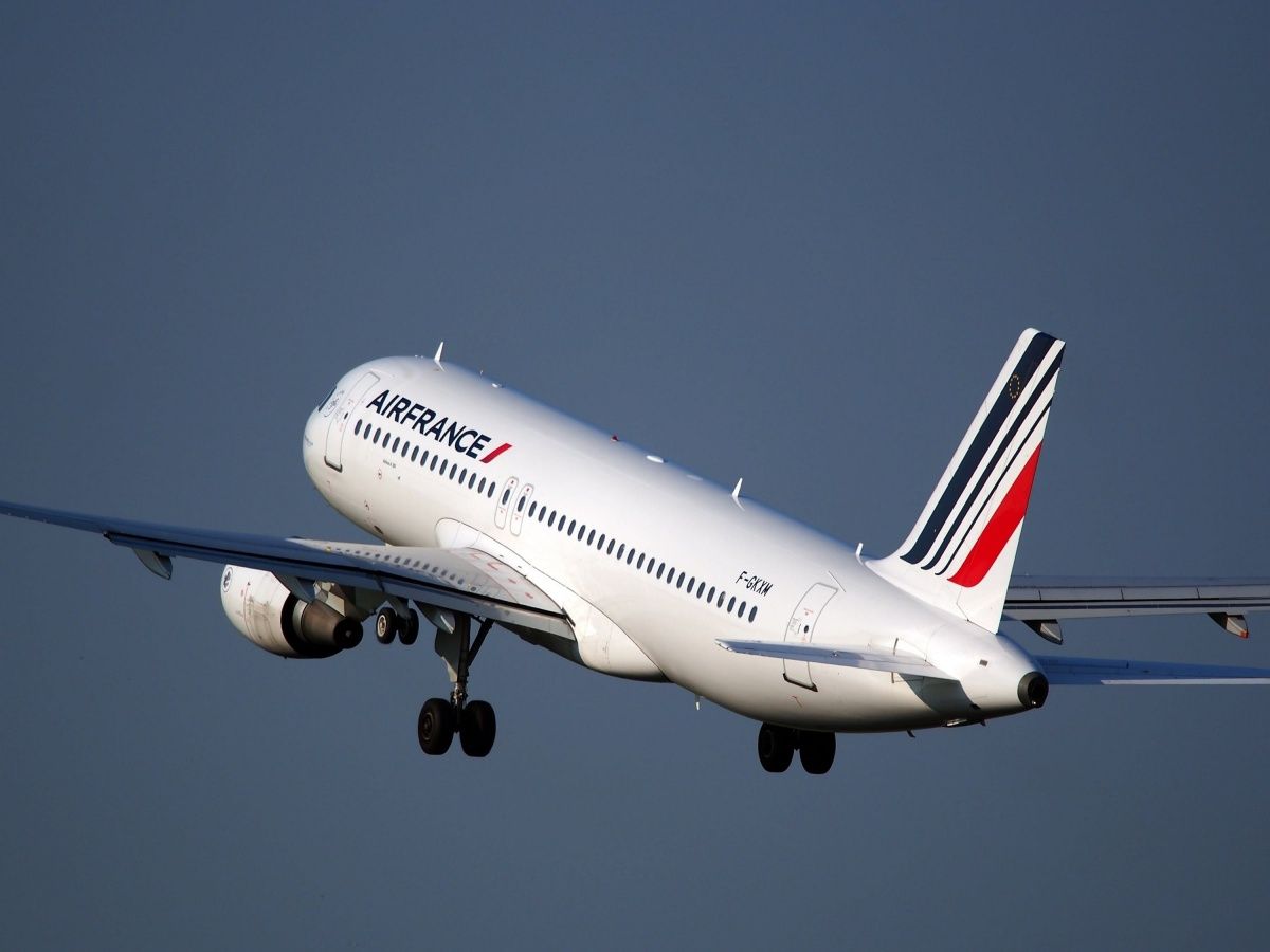 Air France, A320 in the sky