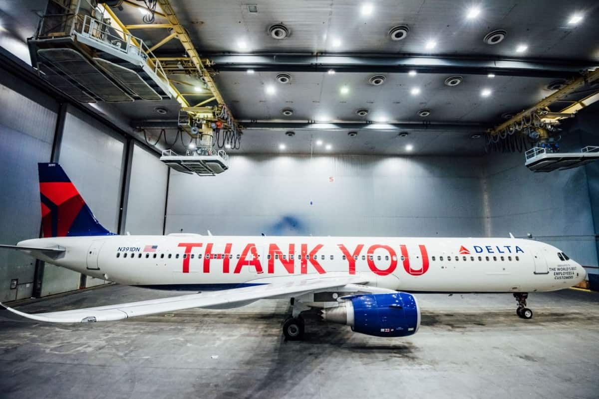 Delta Thank You Airbus A321