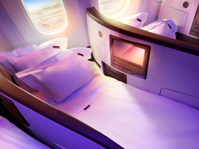 Virgin Atlantic Boeing 787-9 Bed