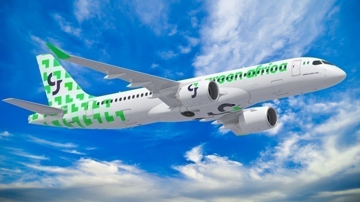 green africa plane