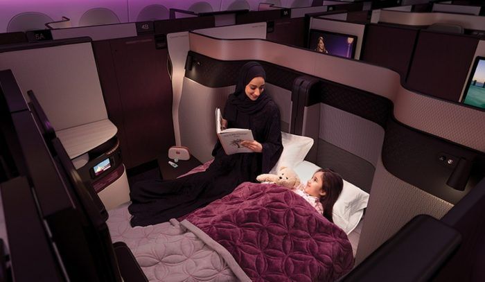 Qatar Airways A350-1000 Interior