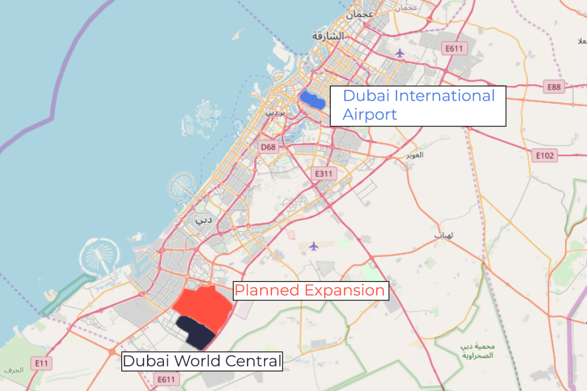 Dubai Airports, Dubai International Airport, Dubai World Central