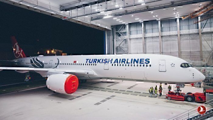 Turkish Airlines' first A350XWB