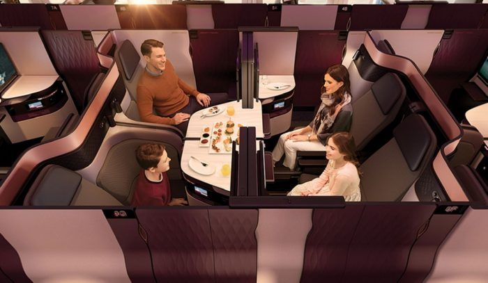 Qatar Airways A350-1000 Cabin