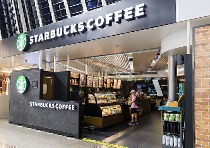 Starbucks Coffee in Airport