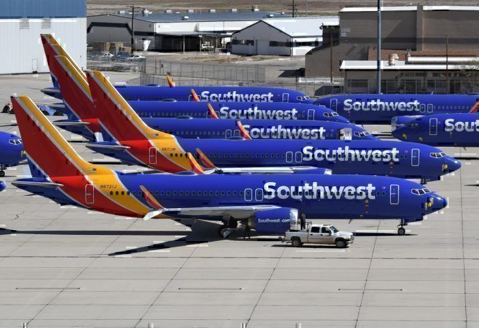 Southwest boeing 737 max grounded getty images