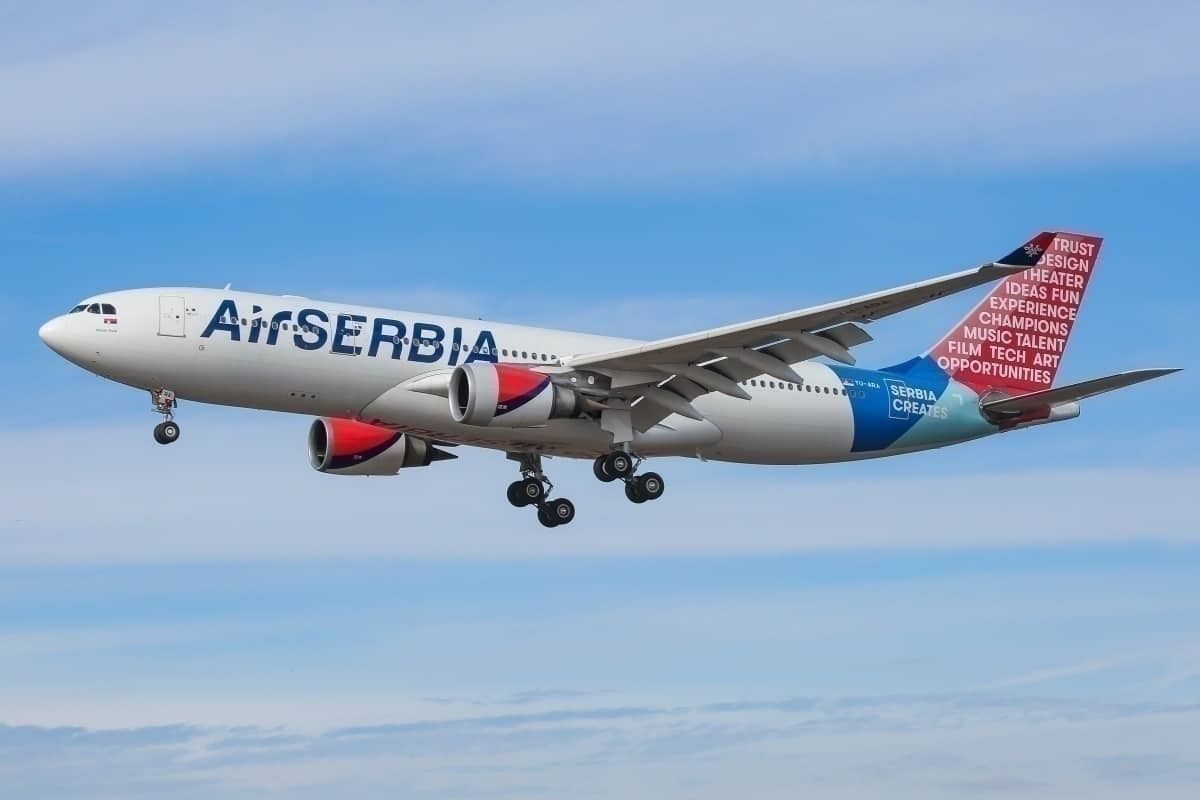 Air Serbia Airbus A330 New York JFK