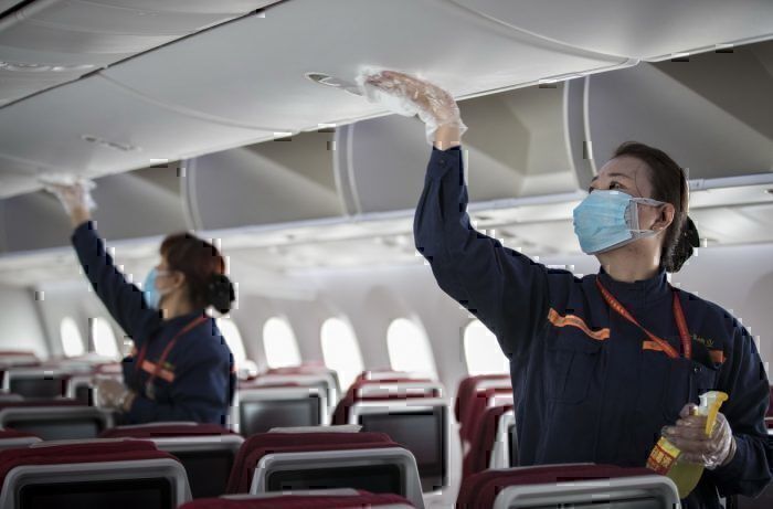 Cleaning plane