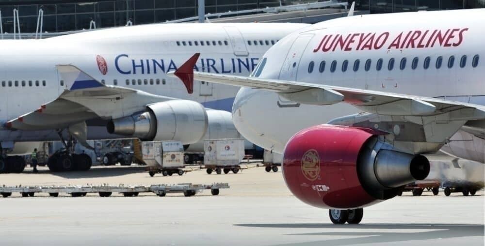 Juneyao and China Airlines