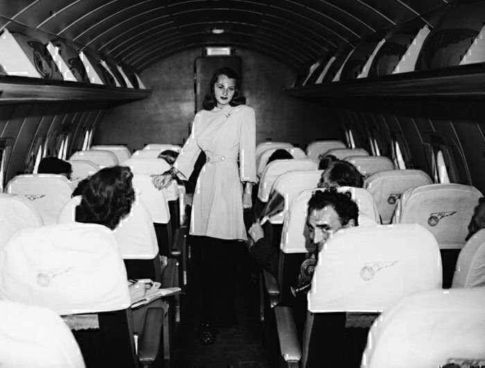 Getty Pan Am main cabin 1958