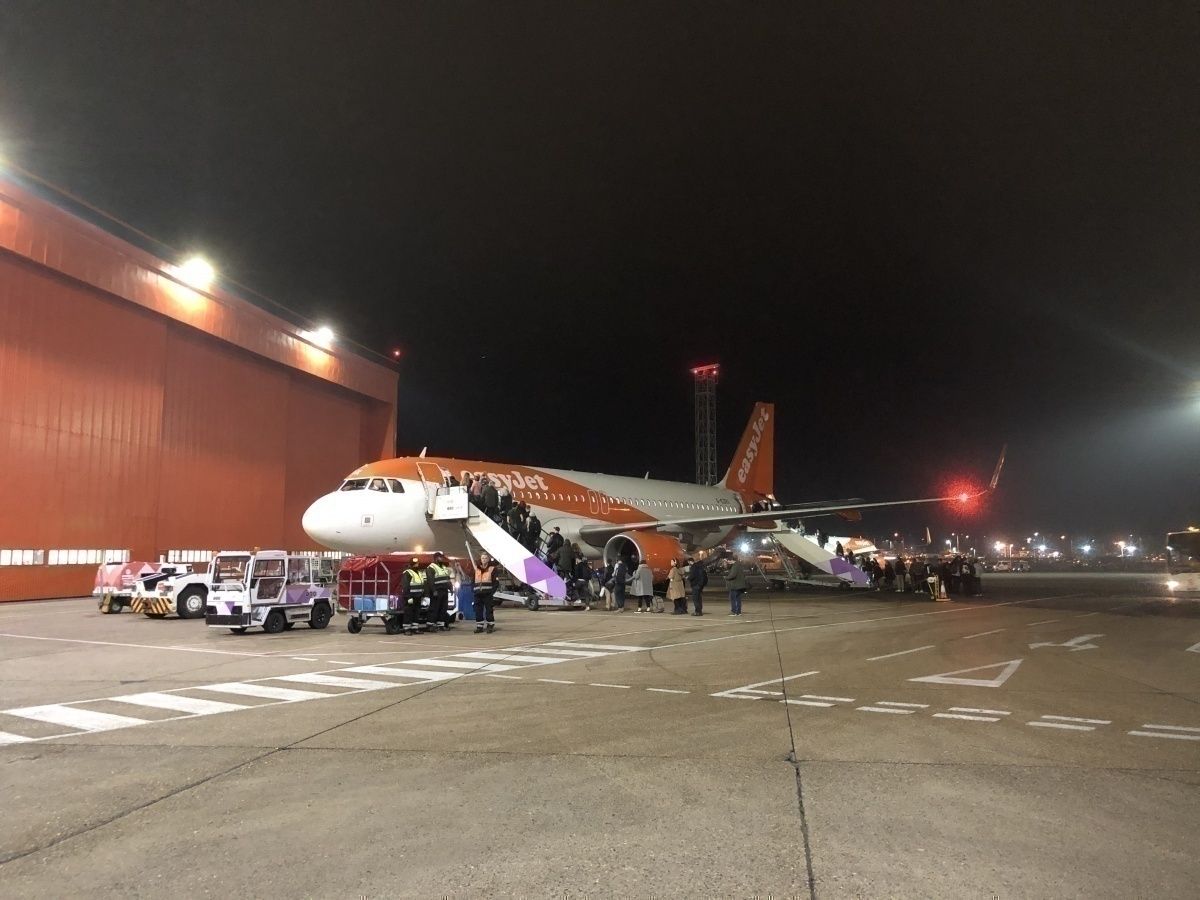 easyJet A320 cancelled London Luton