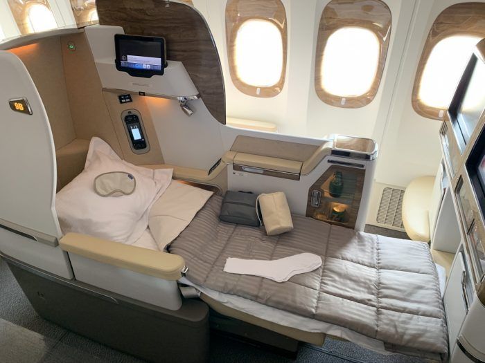 Emirates, Boeing 777, Business class