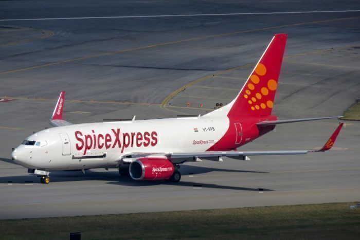 SpiceJet 737 Freighter