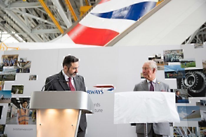 British Airways, Sustainability, Prince Charles