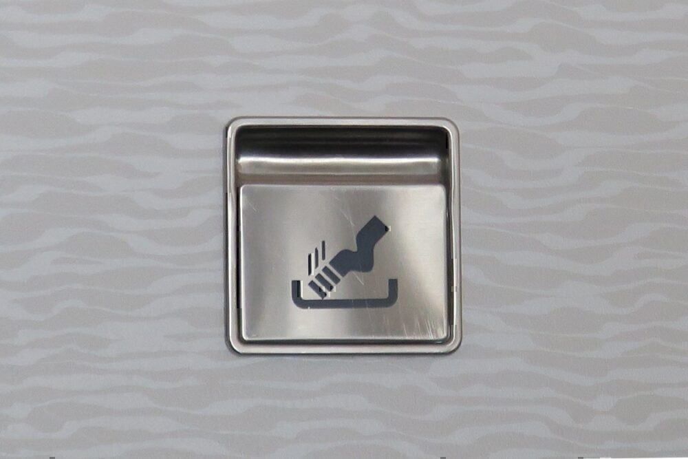 Ashtray in Airbus A380