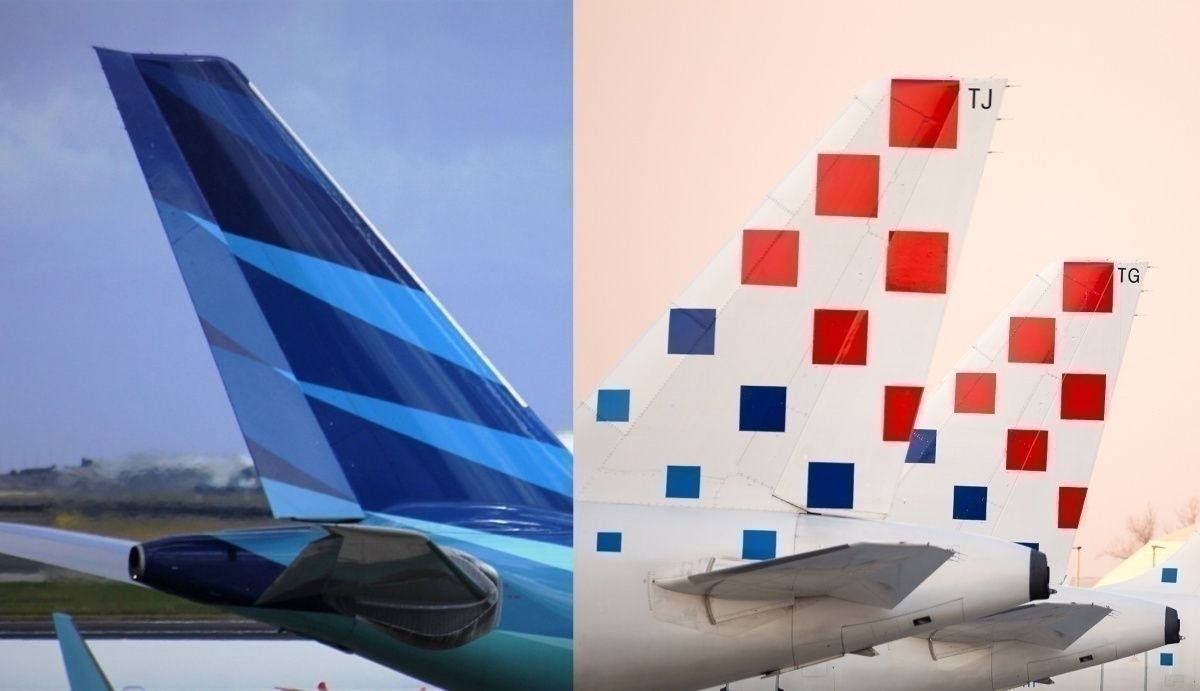 Croatia Airlines Garuda Indonesia Liveries