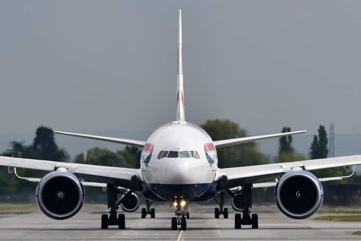 British Airways takes off from Heathrow