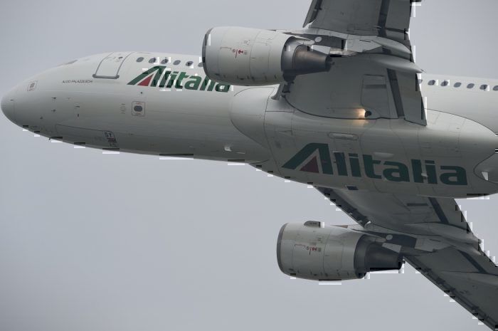 The Airbus A320 of the Italian flag carrier