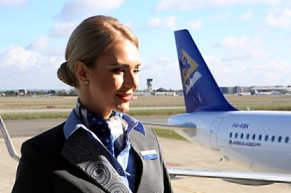 Air Astana, Almaty, Frankfurt