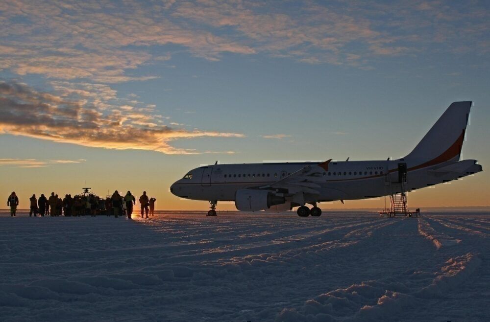 blue-ice runway antarctica