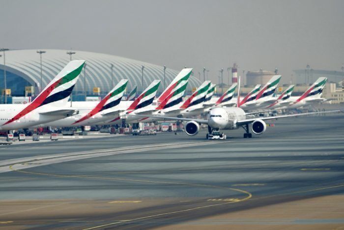 Emirates suspend operations getty images