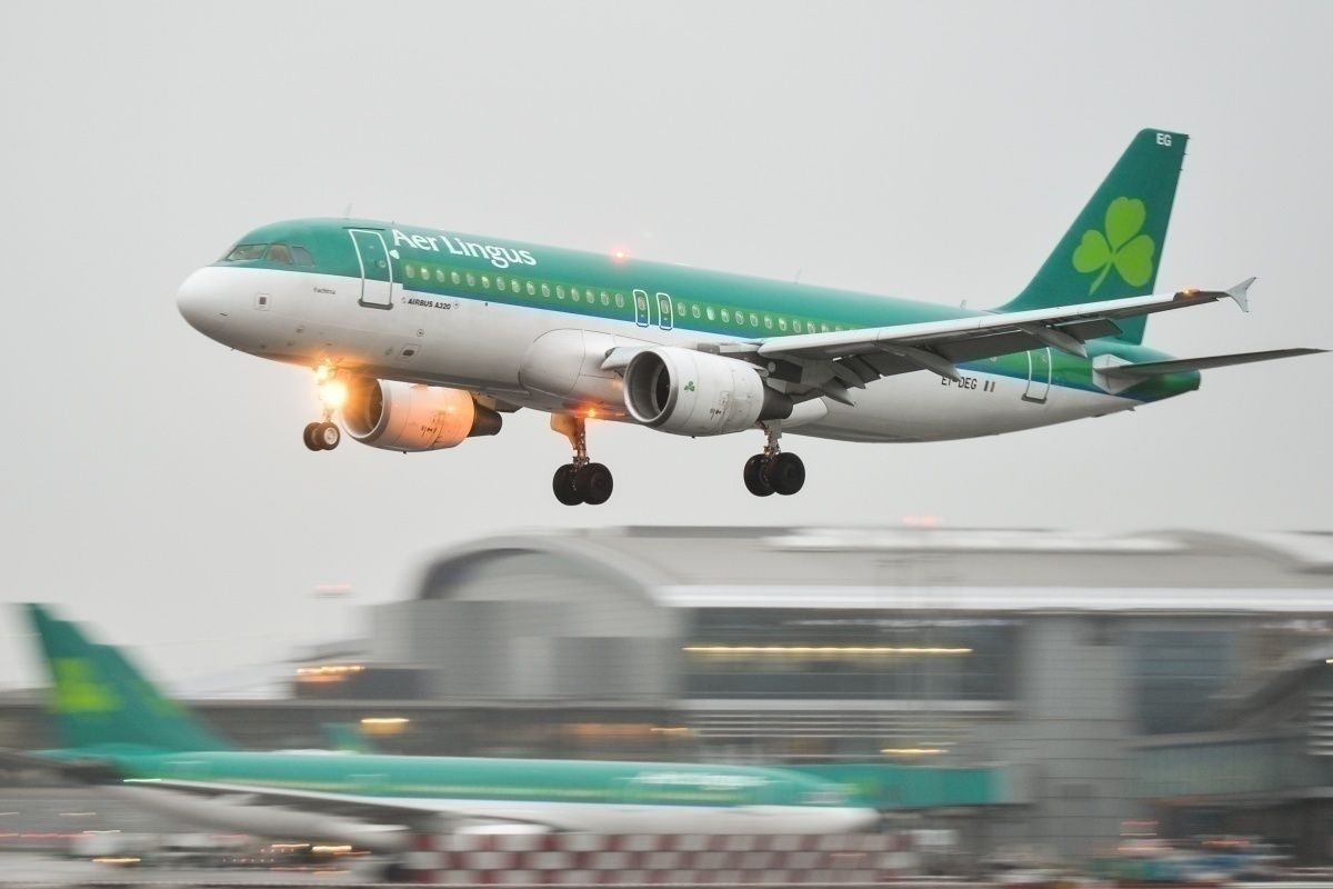 Aer Lingus landing