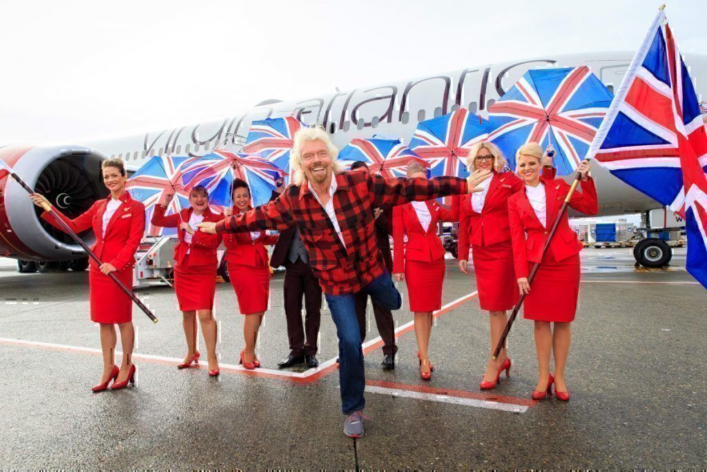 Virgin Atlantic Richard Branson