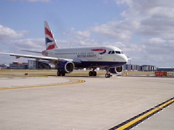 British Airways, Airbus A318, BA1