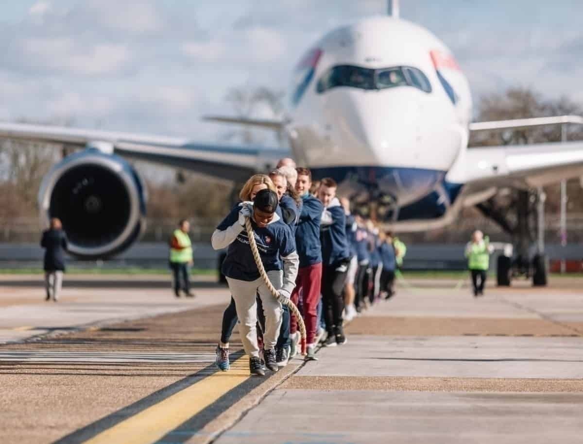British Airways, Airbus A350, World Record
